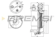 Kraftstofffilter BREMSI FE0050