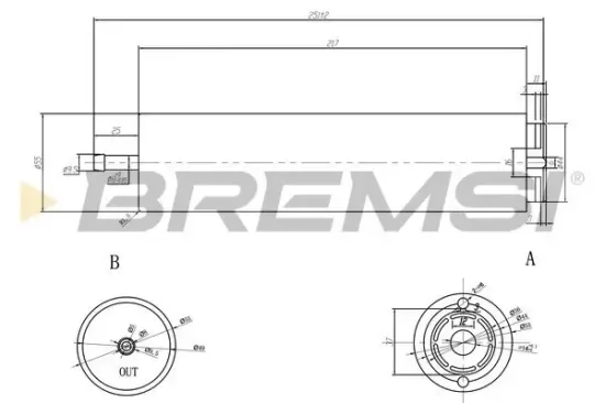 Kraftstofffilter BREMSI FE0052 Bild Kraftstofffilter BREMSI FE0052