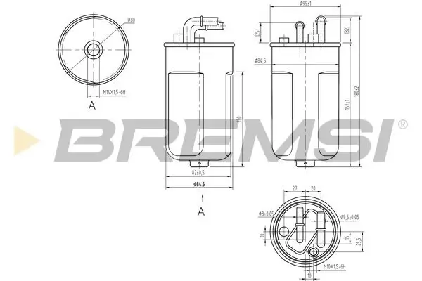 Kraftstofffilter BREMSI FE0054
