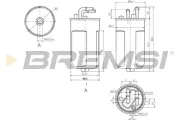 Kraftstofffilter BREMSI FE0054