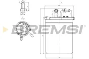 Kraftstofffilter BREMSI FE0055