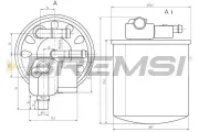 Kraftstofffilter BREMSI FE0056