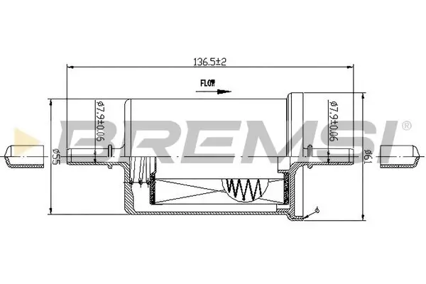 Kraftstofffilter BREMSI FE0061