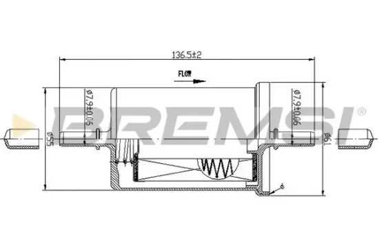 Kraftstofffilter BREMSI FE0061 Bild Kraftstofffilter BREMSI FE0061