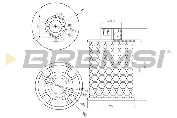 Kraftstofffilter BREMSI FE0150