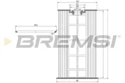 Kraftstofffilter BREMSI FE0154