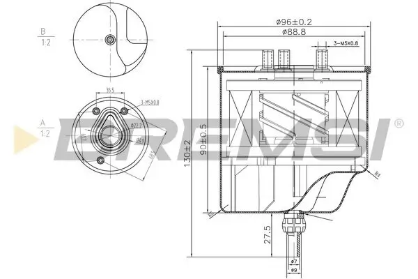 Kraftstofffilter BREMSI FE0156
