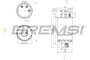 Kraftstofffilter BREMSI FE0158