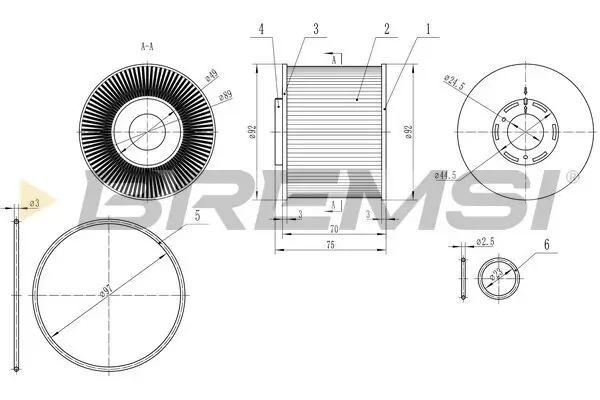 Kraftstofffilter BREMSI FE0343