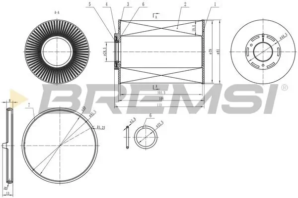 Kraftstofffilter BREMSI FE0344