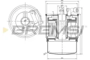 Kraftstofffilter BREMSI FE0346