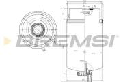 Kraftstofffilter BREMSI FE0347