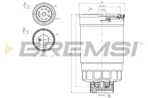 Kraftstofffilter BREMSI FE0348