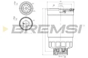 Kraftstofffilter BREMSI FE0348