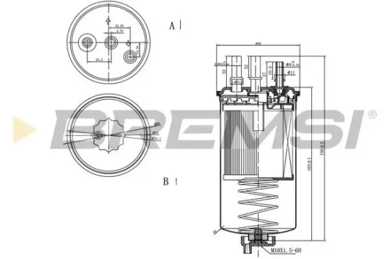 Kraftstofffilter BREMSI FE0351 Bild Kraftstofffilter BREMSI FE0351
