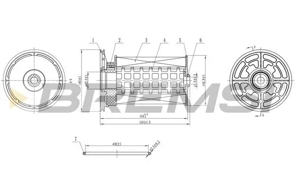 Kraftstofffilter BREMSI FE0360