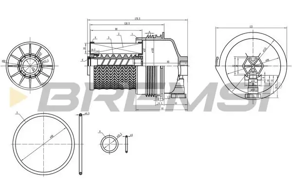 Kraftstofffilter BREMSI FE0361