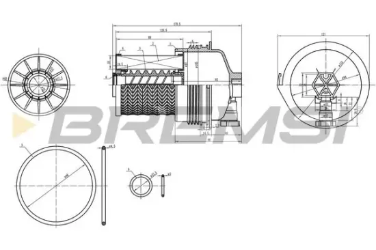 Kraftstofffilter BREMSI FE0361 Bild Kraftstofffilter BREMSI FE0361