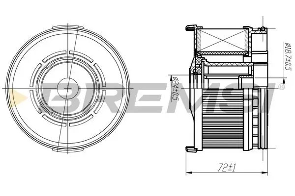 Kraftstofffilter BREMSI FE0367