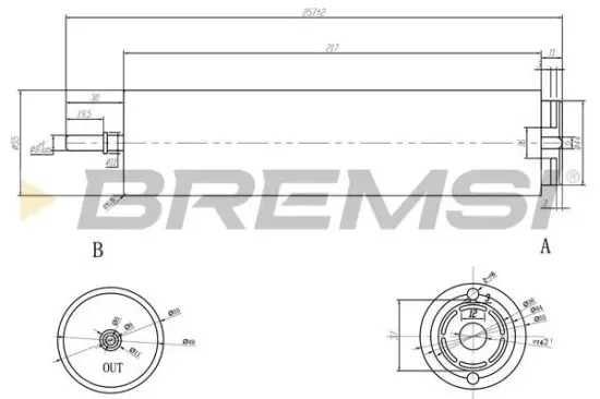 Kraftstofffilter BREMSI FE0374 Bild Kraftstofffilter BREMSI FE0374