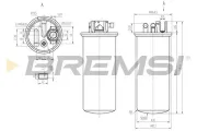 Kraftstofffilter BREMSI FE0378