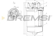 Kraftstofffilter BREMSI FE0386