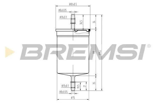 Kraftstofffilter BREMSI FE0394