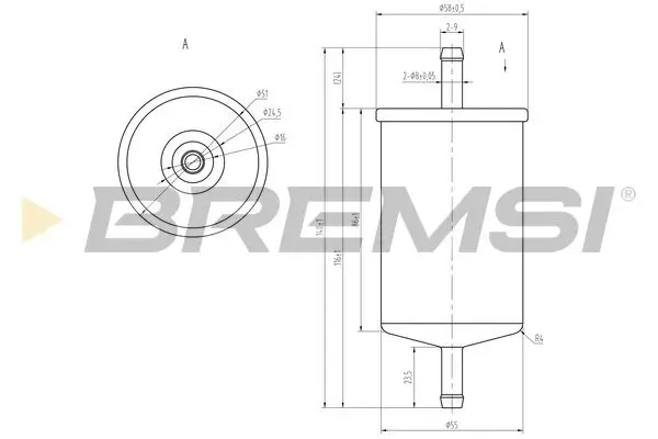 Kraftstofffilter BREMSI FE0397