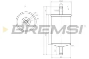 Kraftstofffilter BREMSI FE0397