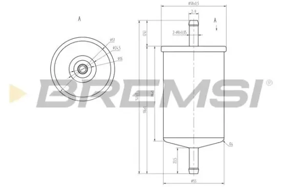 Kraftstofffilter BREMSI FE0397 Bild Kraftstofffilter BREMSI FE0397