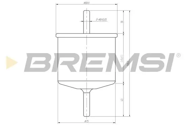 Kraftstofffilter BREMSI FE0399