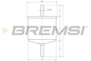 Kraftstofffilter BREMSI FE0399