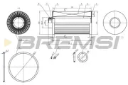 Kraftstofffilter BREMSI FE0763