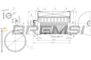 Kraftstofffilter BREMSI FE0771