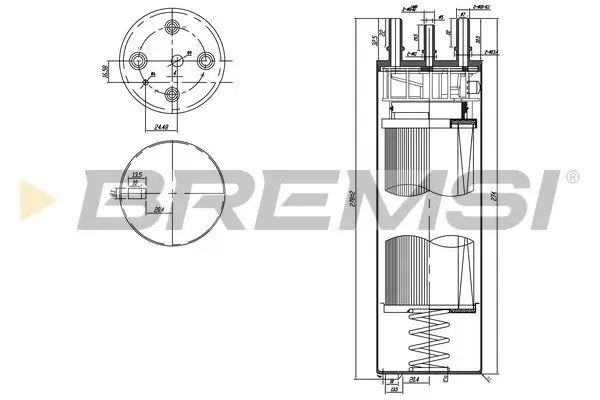 Kraftstofffilter BREMSI FE0779