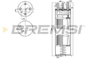 Kraftstofffilter BREMSI FE0779