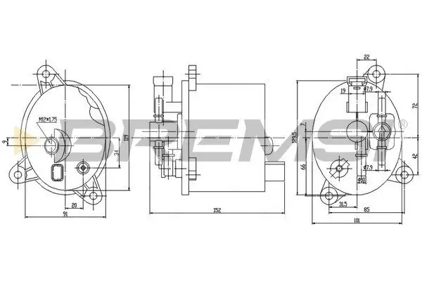 Kraftstofffilter BREMSI FE0781