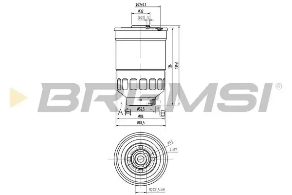 Kraftstofffilter BREMSI FE0797
