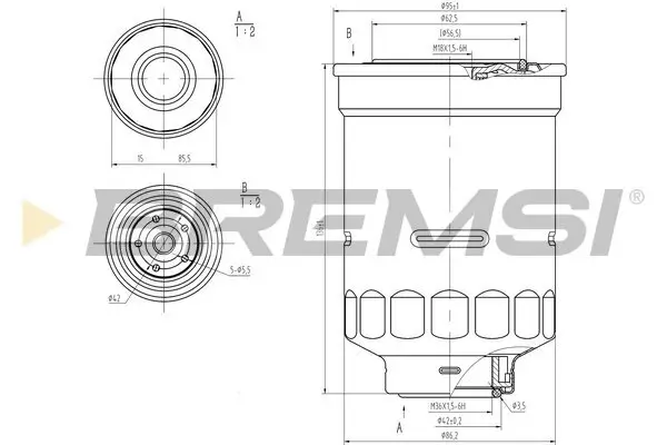 Kraftstofffilter BREMSI FE0798