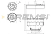 Kraftstofffilter BREMSI FE0799