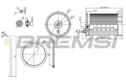 Kraftstofffilter BREMSI FE0803