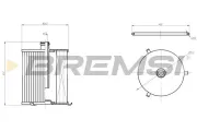 Kraftstofffilter BREMSI FE0805