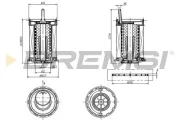 Kraftstofffilter BREMSI FE0806