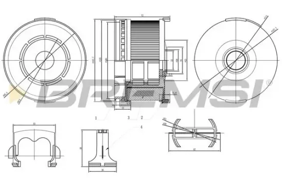 Kraftstofffilter BREMSI FE0808 Bild Kraftstofffilter BREMSI FE0808