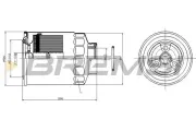 Kraftstofffilter BREMSI FE0823