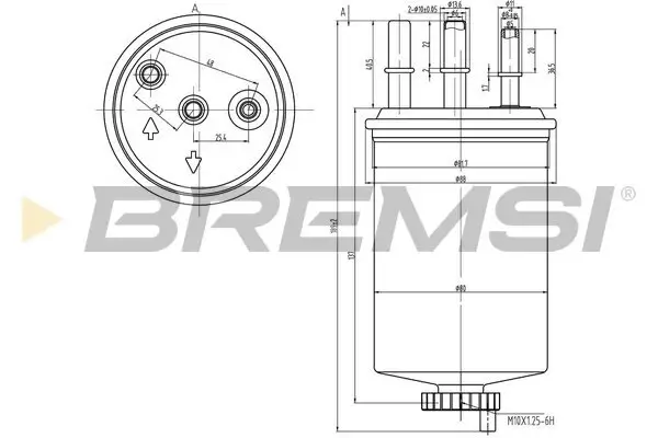 Kraftstofffilter BREMSI FE0828