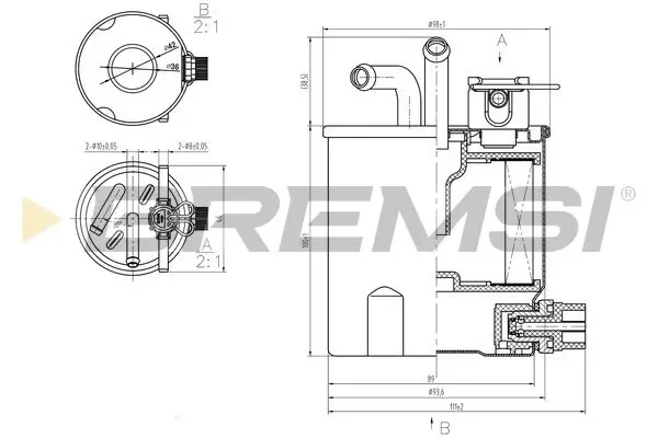 Kraftstofffilter BREMSI FE0833