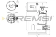Kraftstofffilter BREMSI FE0833