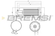 Kraftstofffilter BREMSI FE0834