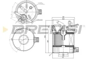 Kraftstofffilter BREMSI FE0835